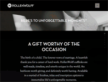 Tablet Screenshot of hollenwolff.com